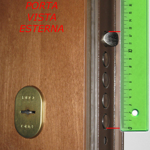 Sostituire serratura porta blindata da doppia mappa a cilindro