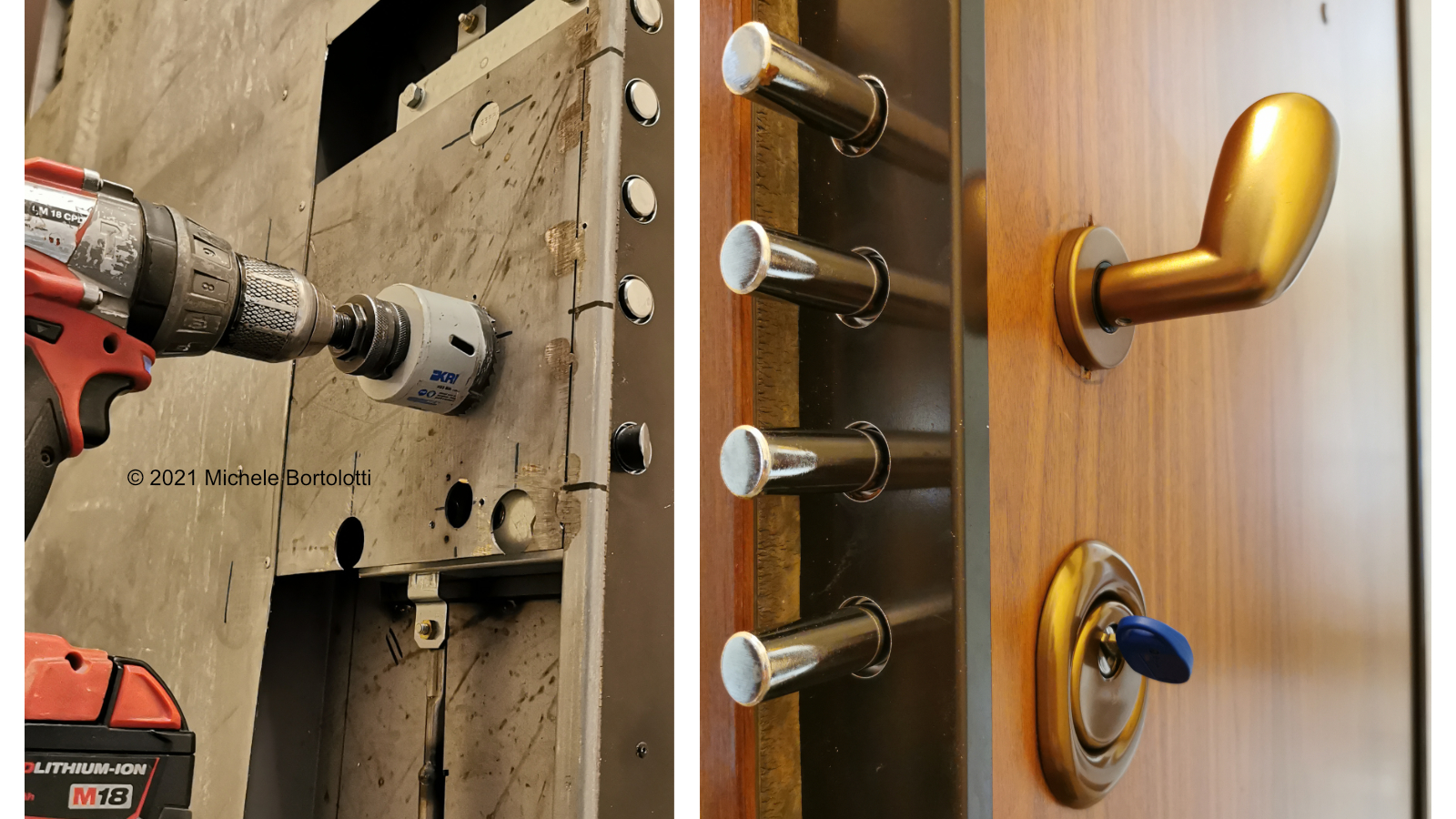 Installazione di serrature anti chiave bulgara - Conversione Serrature